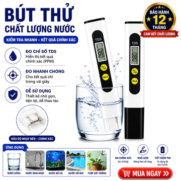 Bút Thử Nước Sạch, Bút Đo Độ Tinh Khiết Của Nước TDS-2, Giúp Kiểm Độ Sạch Của Nước