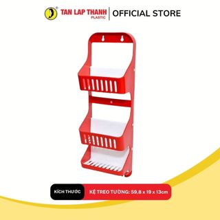 Kệ treo tường nhựa PP Tân Lập Thành Sản phẩm chất lượng, nhà nhà thịnh vượng gọn nhẹ, tiện dụng