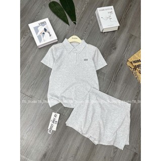 PHẠM THÙY SHOP: SET BỘ ÁO POLO MIX CHÂN VÁY CÓ LÓT KÍN ĐÁO THỂ THAO, ĐI CHƠI ĐỀU ĐƯỢC