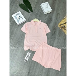 PHẠM THÙY SHOP: SET BỘ ÁO POLO MIX CHÂN VÁY CÓ LÓT KÍN ĐÁO THỂ THAO, ĐI CHƠI ĐỀU ĐƯỢC
