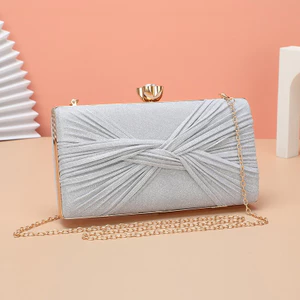 Clutch Túi Xách Nữ Cầm Tay Dự Tiệc Thiết Kế Xoắn Sang Trọng Da PU Cao Cấp MUN STORE CXA25