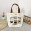 Túi Xách Vải Canvas Đa Năng Đựng Hộp Cơm, Đựng Đồ Bền Chắc MUN STORE TUIVAIGAU26
