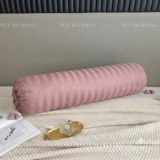 Vỏ gối ôm 3F M2T BEDDING cùng màu với ga giường của bộ chăn ga gối kích thước 30x100cm