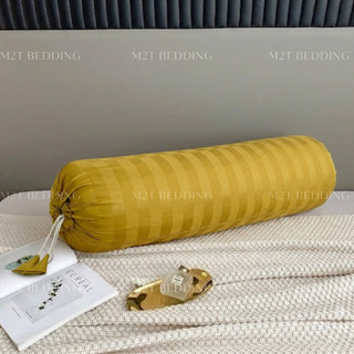 Vỏ gối ôm 3F M2T BEDDING cùng màu với ga giường của bộ chăn ga gối kích thước 30x100cm