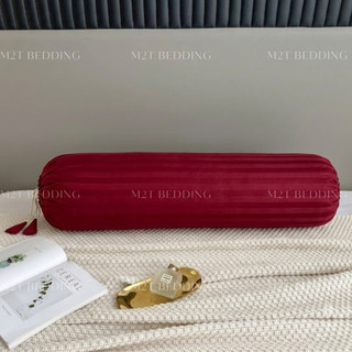 Vỏ gối ôm 3F M2T BEDDING cùng màu với ga giường của bộ chăn ga gối kích thước 30x100cm