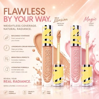 Kem Hiệu Chỉnh Màu Da Kosas Revealer Extra Bright Serum Powered Color Corrector 5ml Che Quầng Thâm, Làm Sáng Da, Mỏng Nh