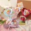Bó Hoa Len Vải Handmade Mini Trang Trí Set Quà, Hộp Quà Dễ Thương MUN STORE HOALEN25