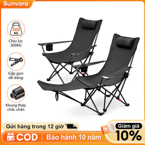 Ghế tựa，Ghế xếp ngoài trời ghế cắm trại ghế di động có thể chịu được 200kg Lưới thoáng khí