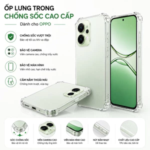 Ốp Điện Thoại TPU Trong Suốt Chống Sốc Cho OPPO Reno 14 14F 13 13F 12 12F 11 11F 10 Pro 8T 8 5G 8Z 7Z 7 SE