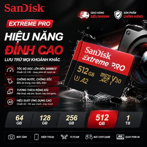 Thẻ nhớ tốc độ cao Micro SD Card 64G/128G/256G/512G/1T, chuyên dùng cho CAMERA, Điện thoại ,Máy ảnh