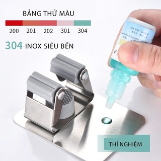 Móc Treo Cây Lau Nhà INOX 304 Dán Tường Siêu Chắc