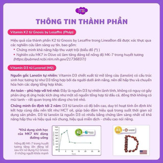 LineabonK2+D3,dạng xịt 10ml,Vitamin hỗ trợ bé hấp thu canxi