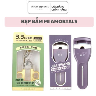 [Amortals] Kẹp Bấm Mi Amortals Thép Không Gỉ, Giữ Nếp Tốt, Giúp Mi Cong Vút, Thiết Kế Thoải Mái Dễ Dùng, Mút Đệm Dày