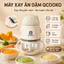 Máy Xay Ăn Dặm QCOOKO - 8 Lưỡi Thép 316, Cối Thủy Tinh Chống Vỡ 300ml - Xay Đa Năng, BH 24 Tháng