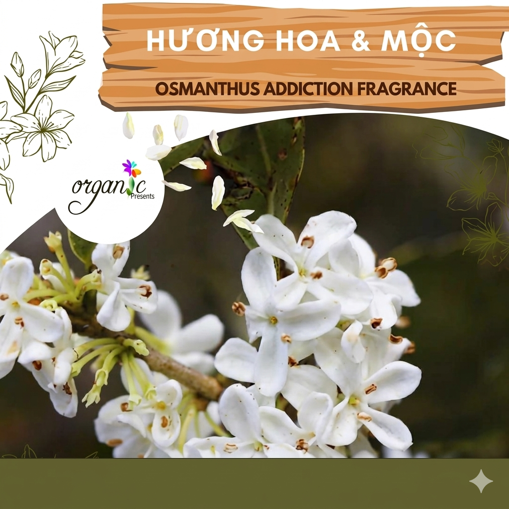 HƯƠNG HOA & MỘC (OSMANTHUS ADDICTION FRAGRANCE) | Hương Liệu Cho Nến Thơm, Nước Hoa & Mỹ Phẩm