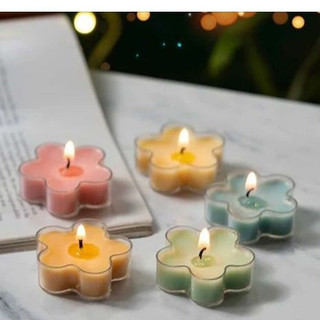 [Set 10] Khuôn Tealight Nhựa Trong Suốt Khuôn Đổ Nến Mini Handmade Candles