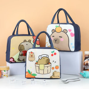 Túi Đựng Hộp Cơm Giữ Nhiệt Capybara Dễ Thương Chống Thấm, Giữ Nhiệt Tốt MUN STORE TCOMCAPY24