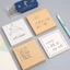 Giấy ghi chú hình vuông MOCHI giấy note giấy ghi chú 80 trang kiểu dáng đơn giản tiện dụng
