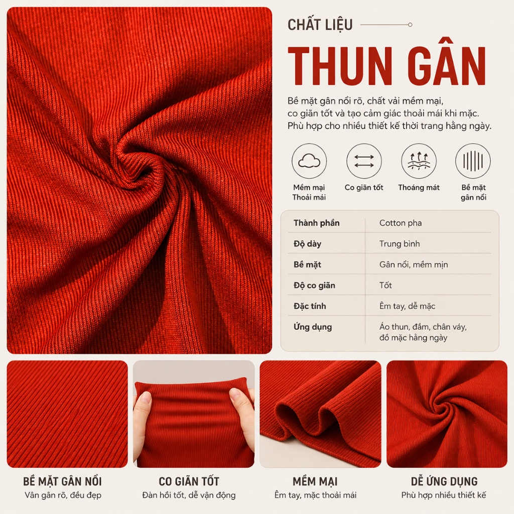 Áo Thun Nữ Baby Tee GUMAC - Áo Phông Nữ Form Ôm Cổ Tròn Chất Thun Gân Co Giãn Tôn Dáng LATE0602