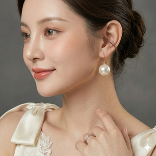[ DAISYN ] N953 Bông tai nữ hạt ngọc trai nhân tạo nhiều kích thước xinh xắn cho nữ