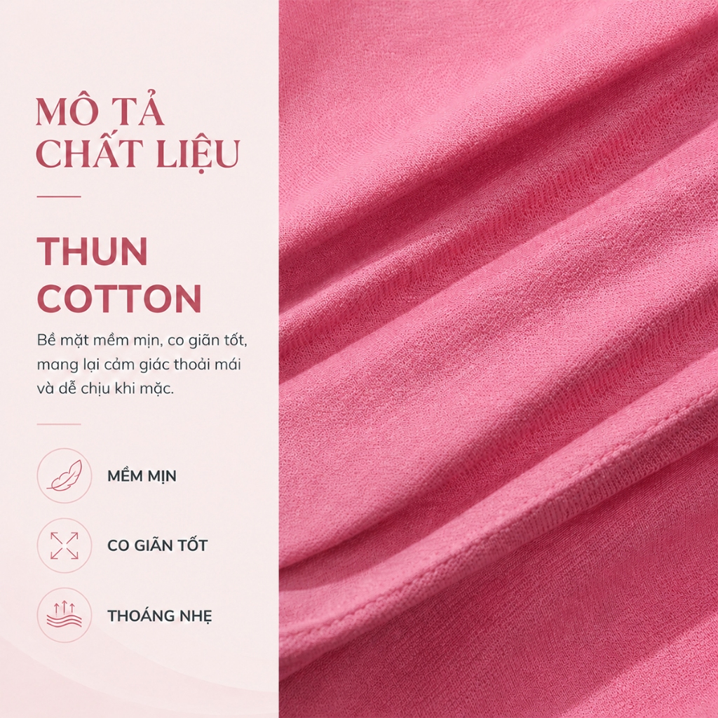 Áo Thun Nữ GUMAC Áo Phông Suông Dáng Lửng Croptop Trơn Cơ Bản Basic Cotton Mềm Mịn Thoáng Mát LATG06097