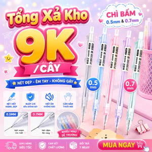 Bút chì bấm cơ MOCHI ngòi 0.5mm 0.7mm tiện lợi dành cho học sinh chì bấm cao cấp gía rẻ