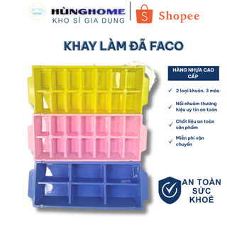 Khay Làm Đá FACO 21 Viên – Khay Đựng Đá Tủ Lạnh, Làm Đá Thạch - Hunghome