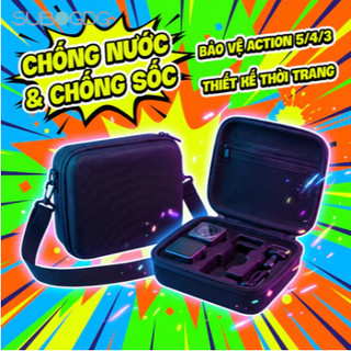Túi Đựng Camera Hành Trình Chống Nước Dây Đeo Vai Chống Sốc Case DJI Action 5 Pro 4 3 Bảo Vệ Thể Thao