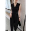 Jumpsuit cổ vest kèm belt 2 màu A981