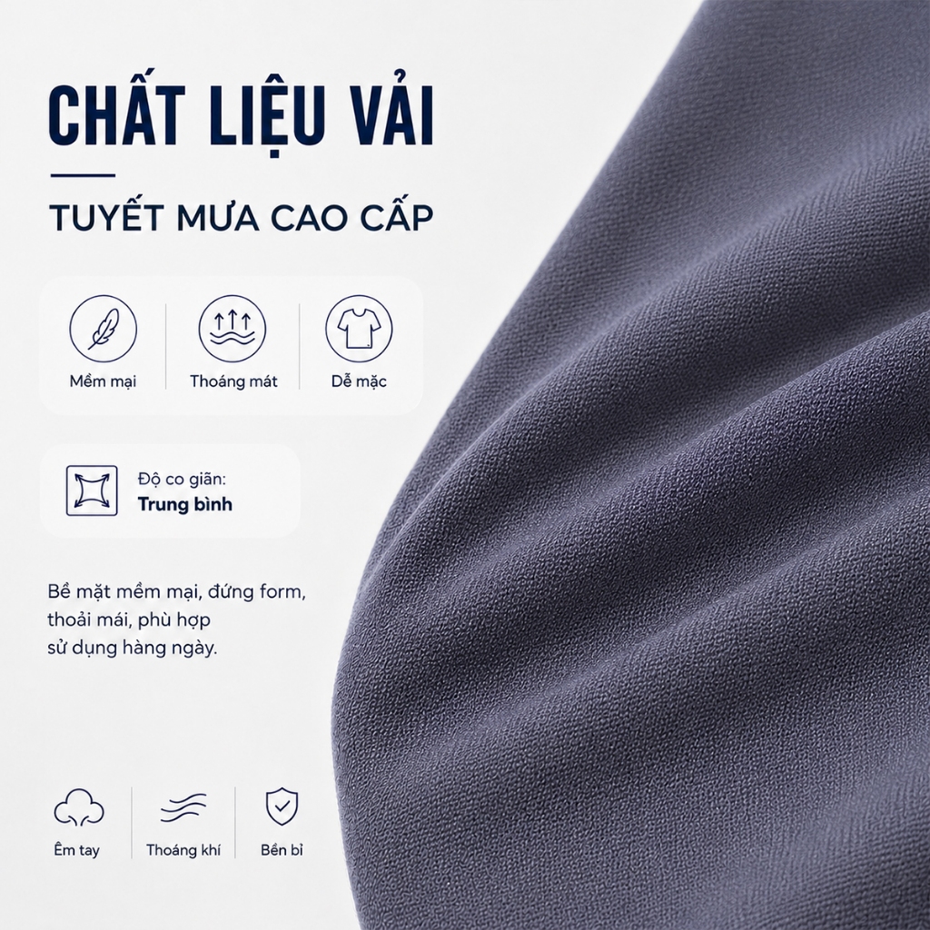 Quần Ống Đứng Nữ 95cm GUMAC Quần Tây Lưng Cao Quai Dê Chất Tuyết Mưa Công Sở Cạp Cao LQF0626