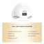ROUNI Đèn Hơ Móng UV/LED SUN5PLUS Màn Hình LED Hơ Gel Nhanh Đèn Nail Chính Hãng