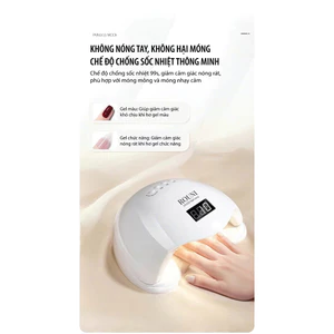 ROUNI Đèn Hơ Móng UV/LED SUN5PLUS Màn Hình LED Hơ Gel Nhanh Đèn Nail Chính Hãng