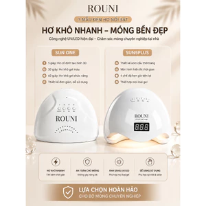 ROUNI Đèn Hơ Móng UV/LED SUN ONE, SUN5PLUS và Đèn Hơ Gel 75 LED, Hơ Gel Nhanh 5s/30s/60s Chính Hãng