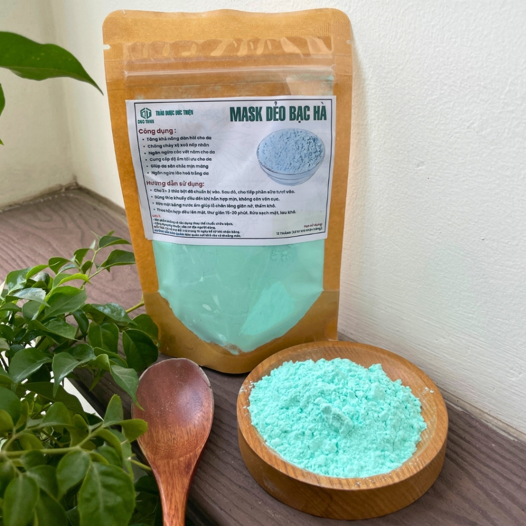 Mask Dẻo Bạc Hà Đức Thiện (Mịn, Sạch, Thơm) - Chăm Sóc Da, Dưỡng Trắng, Giảm Mụn, Trắng Mịn