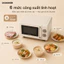 Lò vi sóng dung tích 20L Xiaomi Qcooker WB01B, Lò nướng đối lưu 700W phong cách cổ điển vintage núm vặn cơ