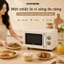 Lò vi sóng dung tích 20L Xiaomi Qcooker WB01B, Lò nướng đối lưu 700W phong cách cổ điển vintage núm vặn cơ