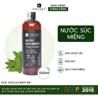 Nước súc miệng thảo dược Việt Kết 500ml