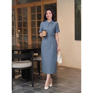 Set Đồ Nữ 𝐂𝐂𝐇𝐀𝐓 Dáng Suông Parisien Sang Trọng Chất Liệu Tuytsi Cao Cấp 16BDS2036ST