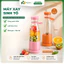 Máy Xay Sinh Tố Mini Cầm Tay 420ml Sạc USB Tích Điện Xay Nhanh Gọn Nhẹ Mang Đi Du Lịch