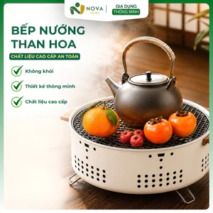 Bếp Nướng Than Hoa BBQ Hàn Quốc Không Khói Cao Cấp, Nướng Tại Bàn An Toàn, Cách Nhiệt Cho Gia Đình