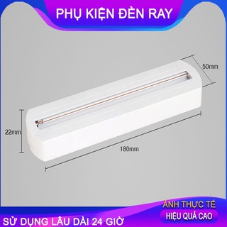 Phụ kiện đi kèm đèn ray: Thanh ray, đầu nối, đế chuyển đổi