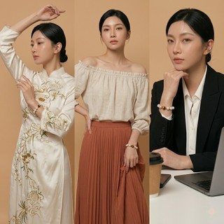 [N1146] Vòng Tay, Lắc Tay Ngọc Trai Nhân Tạo Thời Thượng, Trẻ Trung Thanh Lịch Cho Nữ - DAISYN