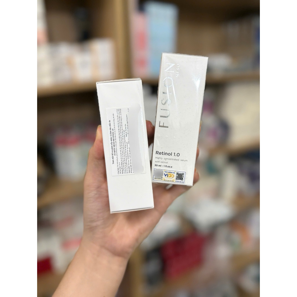 [HÀNG CTY] Tinh chất Retinol 1.0 Fusion Meso Giảm Lão Hóa Da & Giảm Mụn 30ml