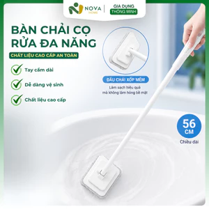 Bàn Chải Cọ Rửa Đa Năng Tay Cầm Dài 56cm Cọ Bồn Tắm Gạch Kính Sàn Nhà Tiện Lợi Dễ Sử Dụng