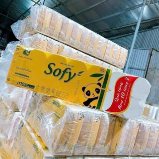 GIẤY VỆ SINH GẤU TRÚC SOFY 12 CUỘN 1.6KG – MỀM MỊN, THẤM HÚT TỐT, TẶNG GIẤY RÚT VÀ GIẤY ƯỚT home max vietnam