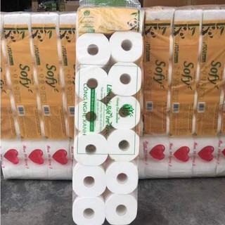 GIẤY VỆ SINH GẤU TRÚC SOFY 12 CUỘN 1.6KG – MỀM MỊN, THẤM HÚT TỐT, TẶNG GIẤY RÚT VÀ GIẤY ƯỚT home max vietnam