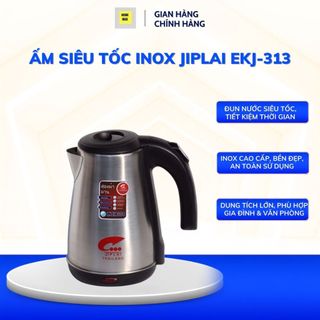 ẤM SIÊU TỐC INOX JIPLAI EKJ-313 – ĐUN NƯỚC NHANH, DUNG TÍCH LỚN, AN TOÀN CHO GIA ĐÌNH