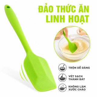 Chổi Quét Dầu, Ướp Gia Vị Silicon Chịu Nhiệt GD106 - Phới Dẹt Trộn Bột Đảo Thức Ăn Silicon