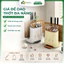 Kệ Đựng Dao Thớt Chữ U Có Nắp Chống Bụi, Thoát Nước, Đa Năng Tiện Lợi Cho Nhà Bếp