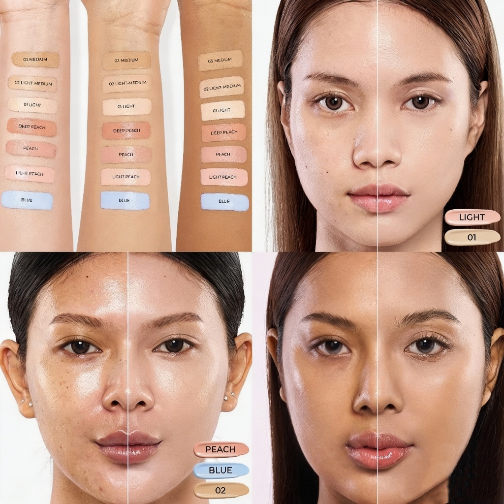BEAUTILAB CONCEALER CONCEALER Cover Spots Acne Marks Dark Circles Brighten Skin Tone 2.5g